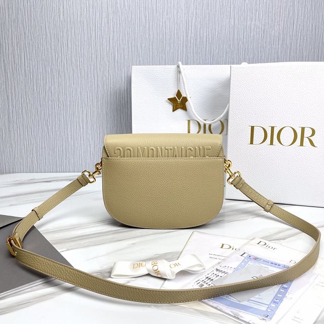 Dior original grained calfskin medium bobby bag M9319 beige