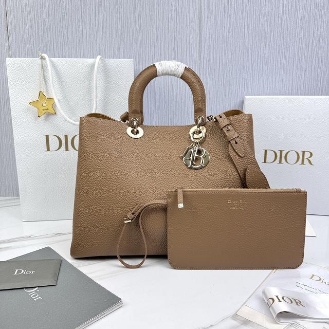 Dior original calfskin large toujours bag M2833 tan