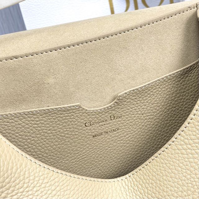 Dior original grained calfskin large bobby bag M9320 beige