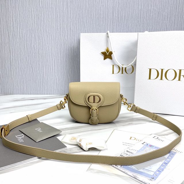 Dior original grained calfskin small bobby bag M9317 beige