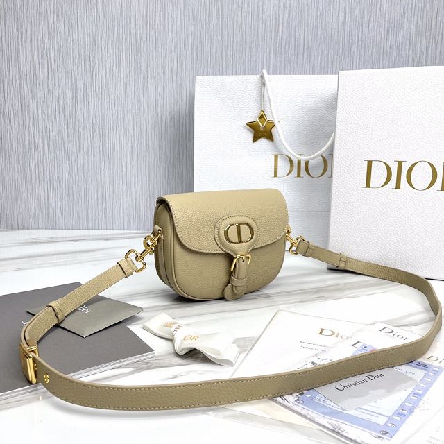 Dior original grained calfskin small bobby bag M9317 beige