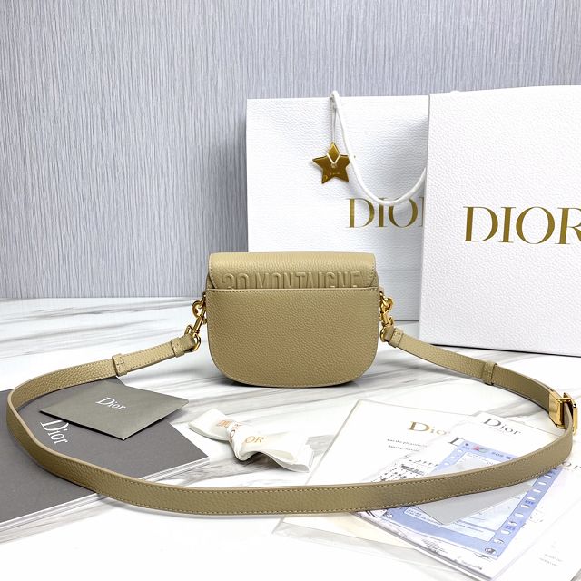 Dior original grained calfskin small bobby bag M9317 beige