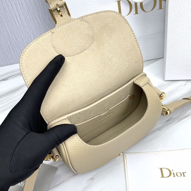 Dior original grained calfskin small bobby bag M9317 beige