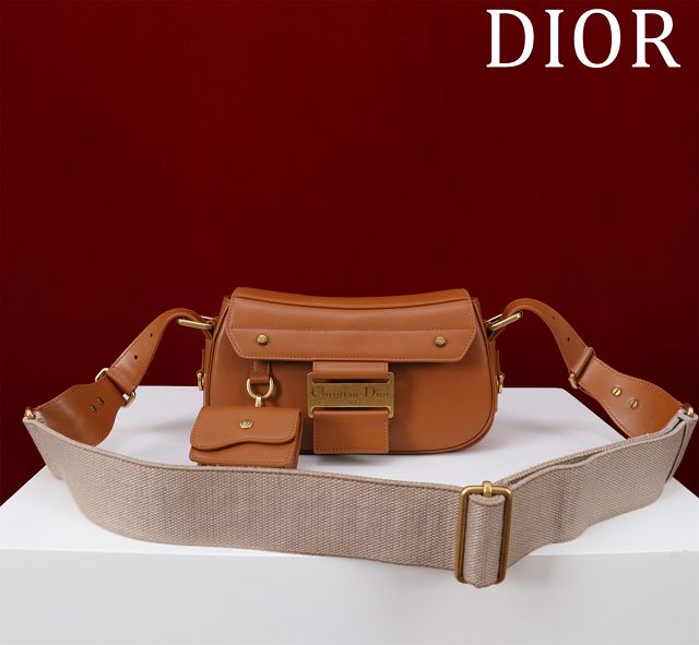 Dior original calfskin small streetchic bag M3913 brown