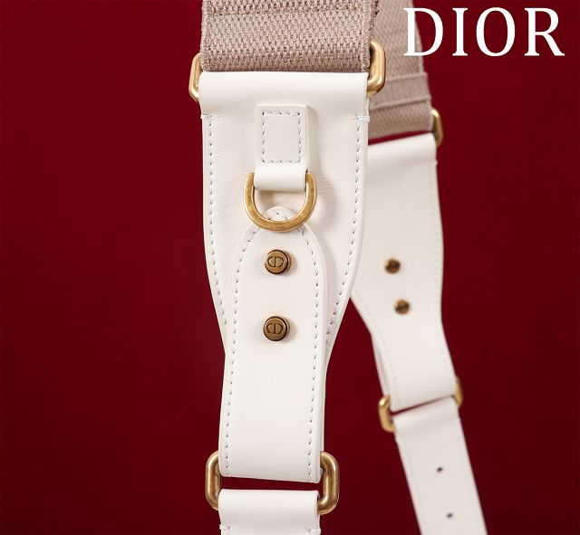 Dior original calfskin small streetchic bag M3913 white