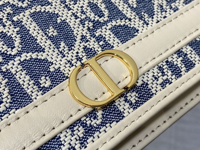 Dior original cotton 30 montaigne cigale pouch S4302 blue