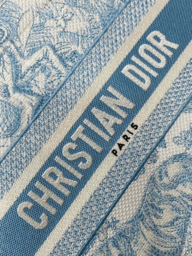 Dior original cotton small book tote bag M1265 