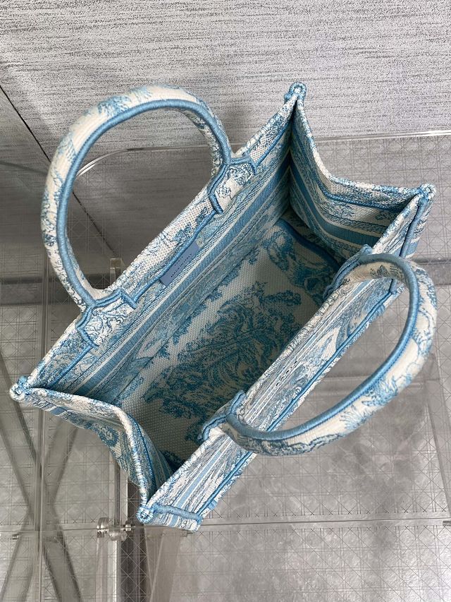 Dior original cotton small book tote bag M1265 