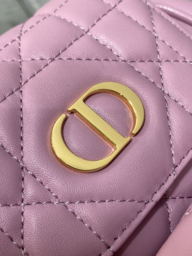 Dior original lambskin small caro backpack M6302 purple