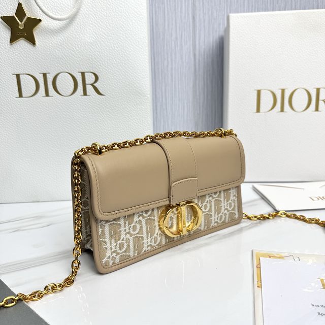 Dior original cotton 30 montaigne east-west bag M9334 natural