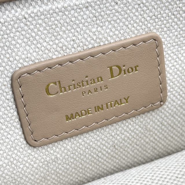 Dior original cotton 30 montaigne east-west bag M9334 natural