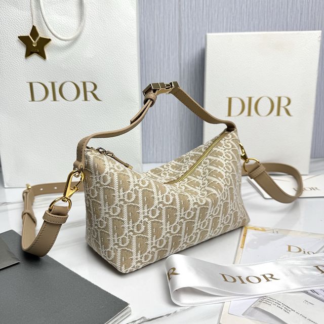 Dior original cotton diortravel nomad pouch S5554 natural