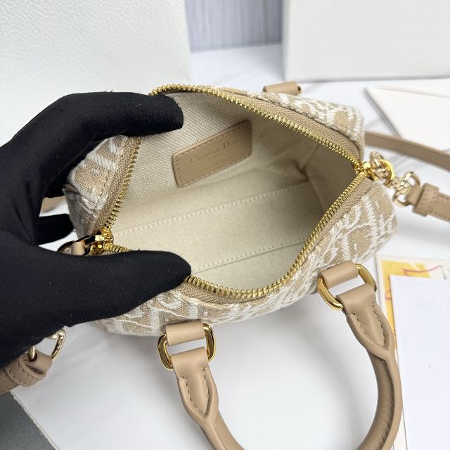 Dior original cotton groove 17 nano bag S4000 natural