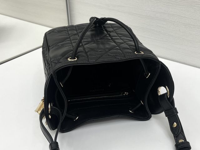 Dior original lambskin Small D-motion bag M2851 black