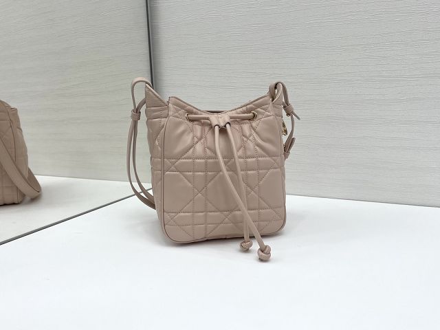 Dior original lambskin Small D-motion bag M2851 power pink