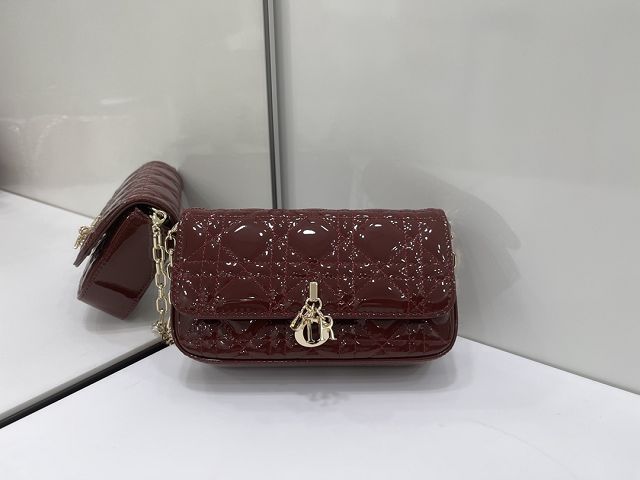Dior original lambskin talk phone pouch S0977