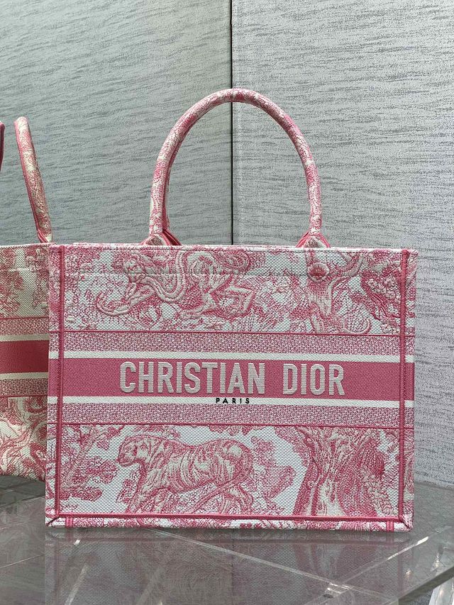 Dior original cotton medium book tote bag M1296 