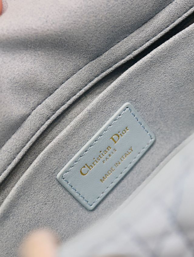 Dior original lambskin medium lady D-joy bag M0540 blue&green