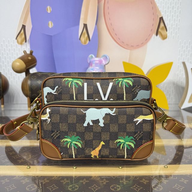 Louis vuitton original damier ebene canvas nil city bag M14016