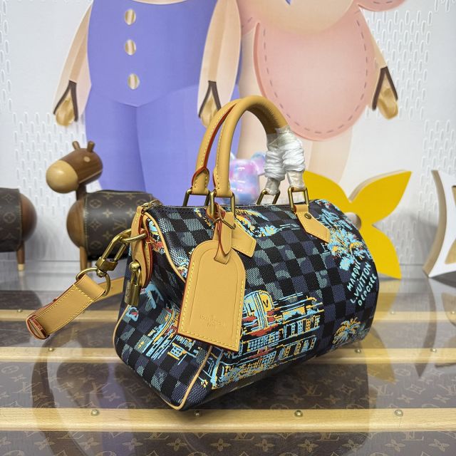 Louis vuitton original damier graphite speedy 25 N00225