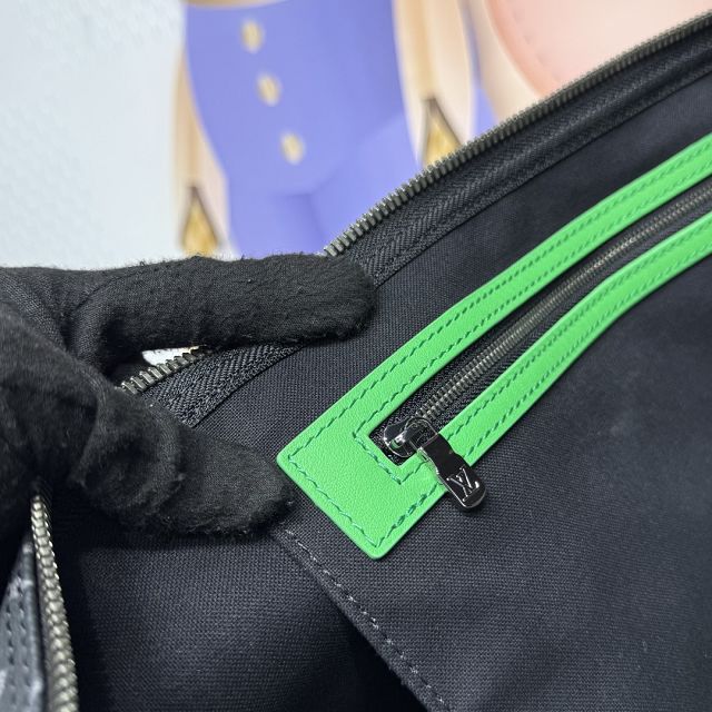 Louis vuitton original monogram eclipse keepall 55 M15253 green