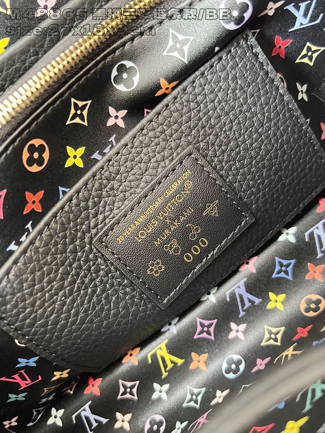 Louis vuitton original calfskin capucines BB handbag M11343 black