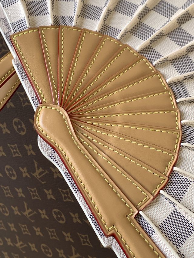 Louis vuitton original damier azur LV fan M14804
