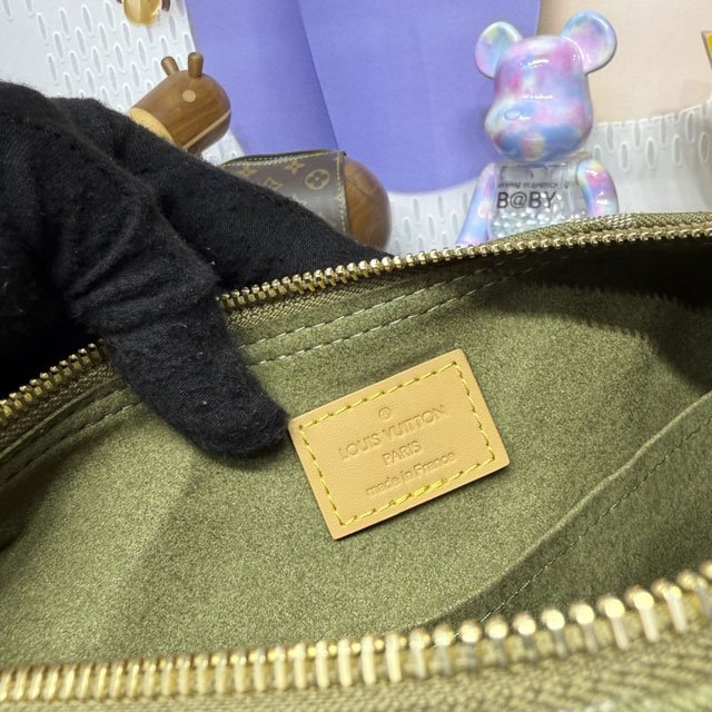 Louis vuitton original monogram denim hobo bag M95213 green