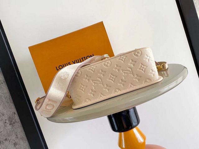 Louis vuitton original calfskin diane satchel M13231 dune