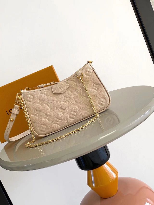 Louis vuitton original calfskin easy pouch M14421 dune