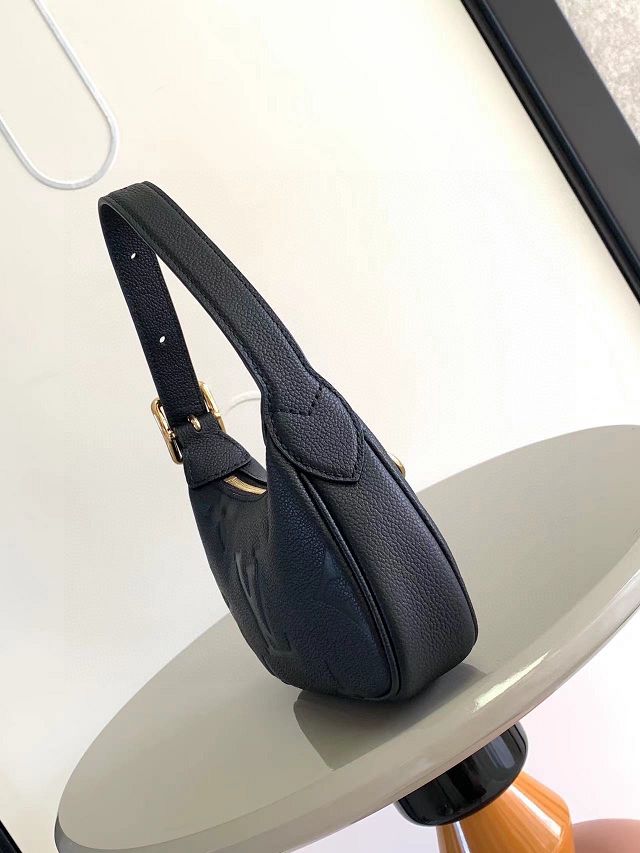 Louis vuitton original calfskin mini moon bag M82391 black