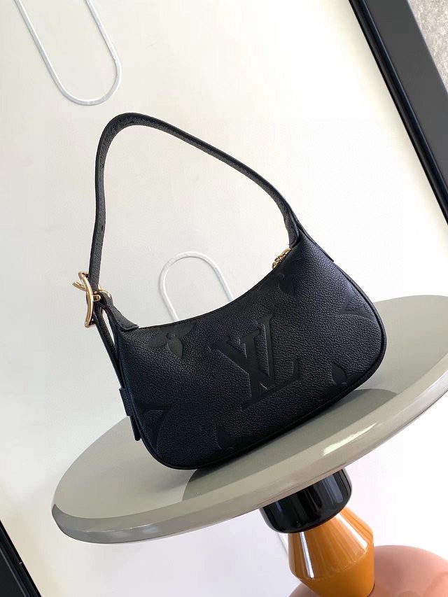 Louis vuitton original calfskin mini moon bag M82391 black