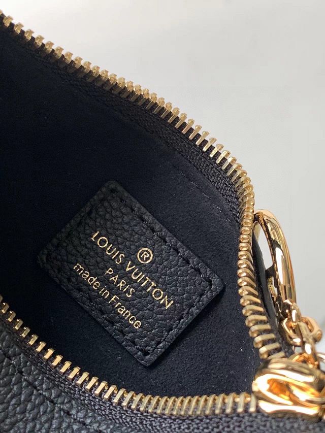 Louis vuitton original calfskin mini moon bag M82391 black