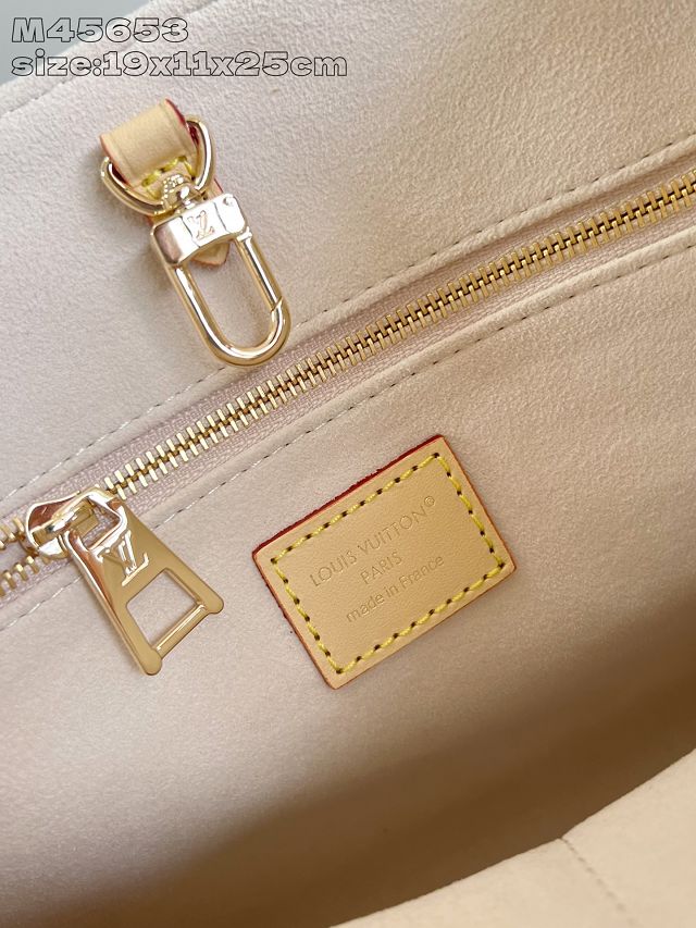 Louis vuitton original calfskin onthego pm M15138 sand