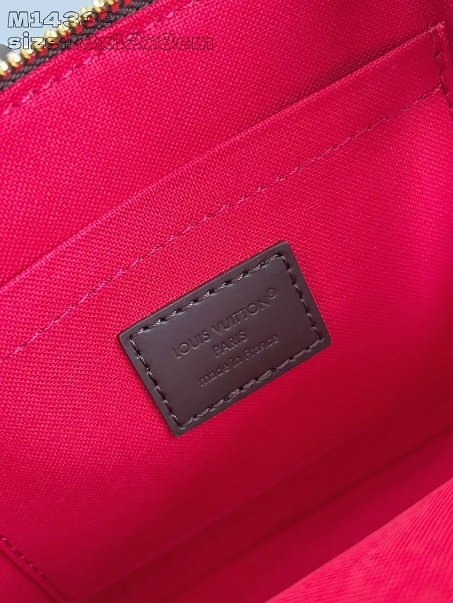 Louis vuitton original damier ebene nano alma N14333 