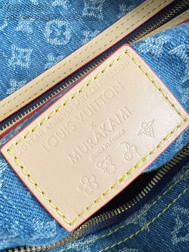 Louis vuitton original denim speedy soft 30 M87627 blue	