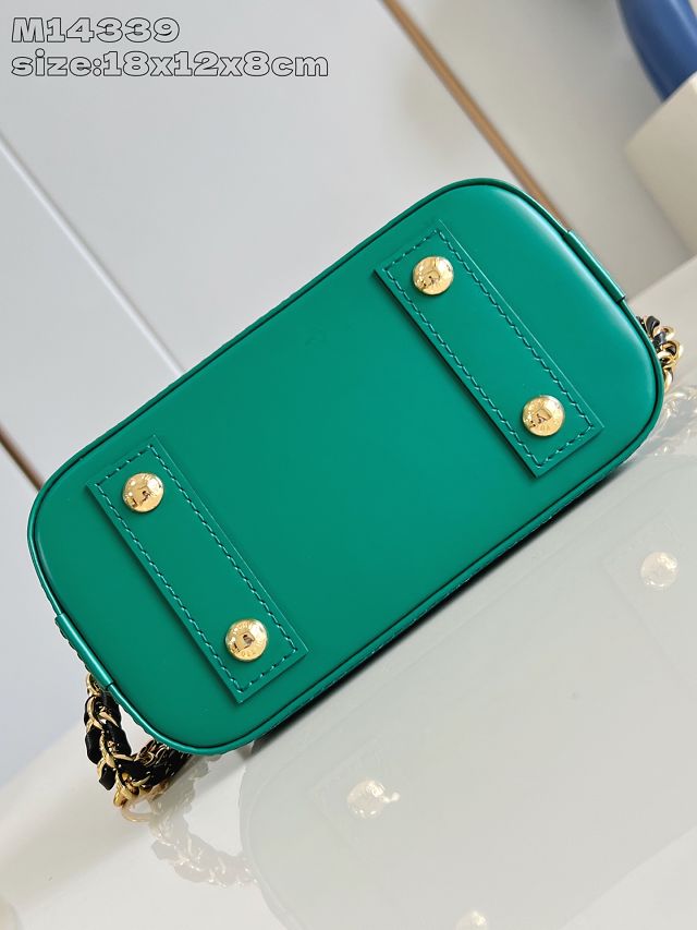 Louis vuitton original epi leather nano alma M14339 green