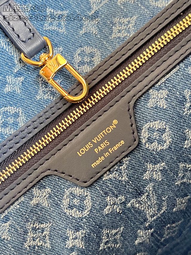 Louis vuitton original epi leather neverfull mm M14856 dark blue