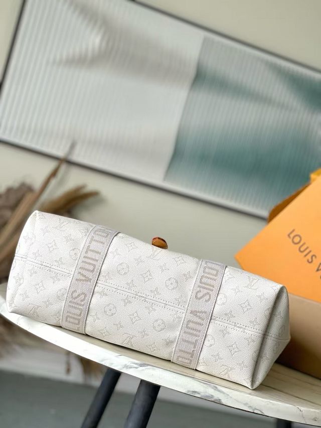Louis vuitton original monogram canvas marina tote M14652 white