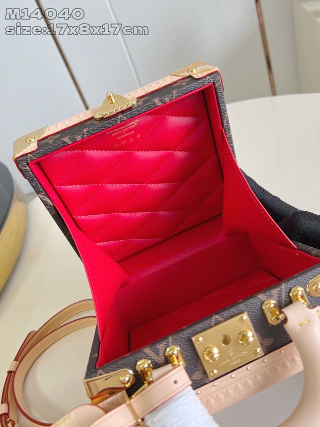 Louis vuitton original monogram canvas mini square trunk M14040