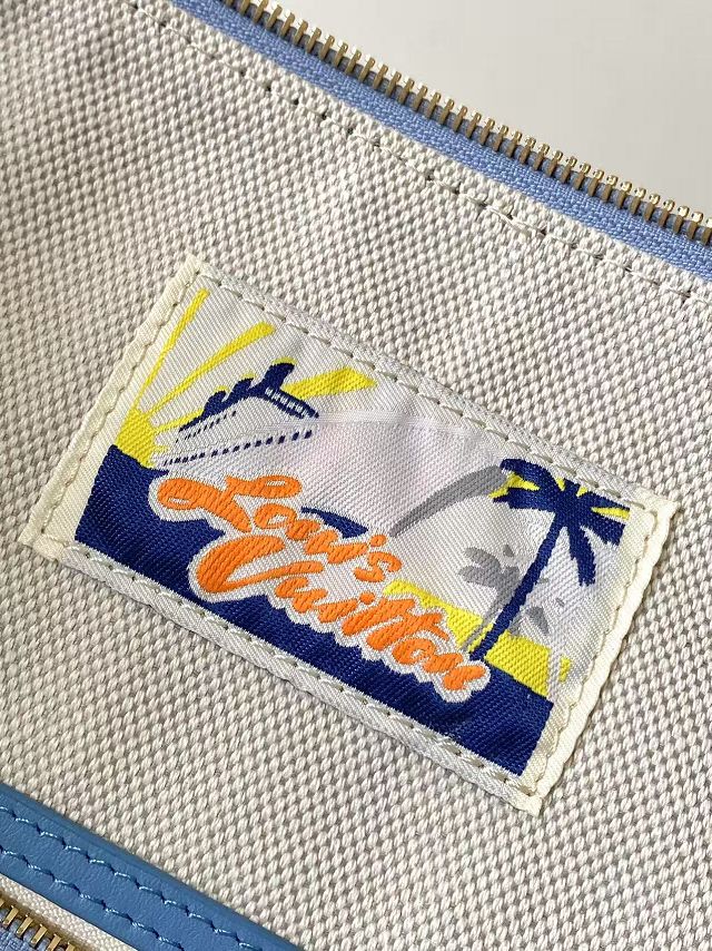 Louis vuitton original denim bosphore wearable wallet N00210 blue