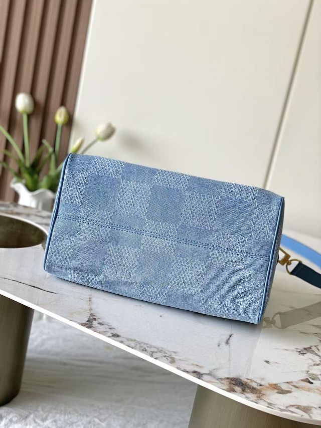 Louis vuitton original denim speedy 30 N00203 blue	