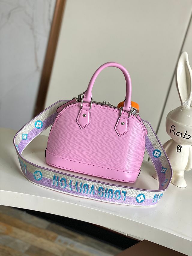 Louis vuitton original epi leather alma BB M22213 purple