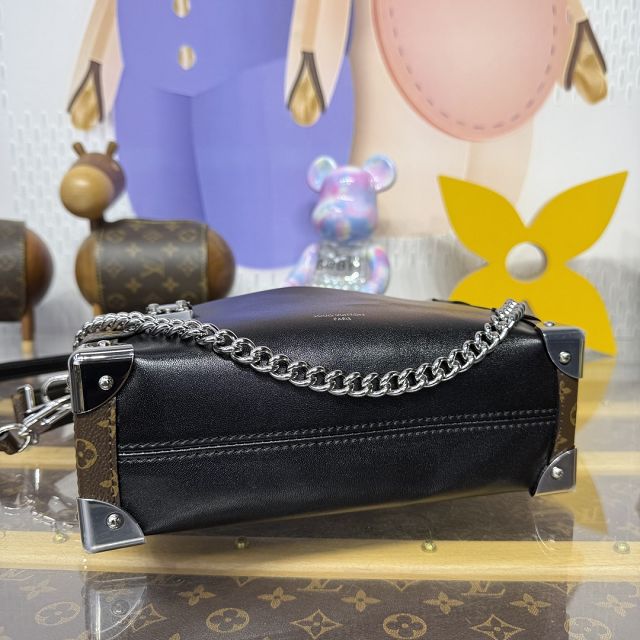 Louis vuitton original calfskin side trunk MM M15195 black