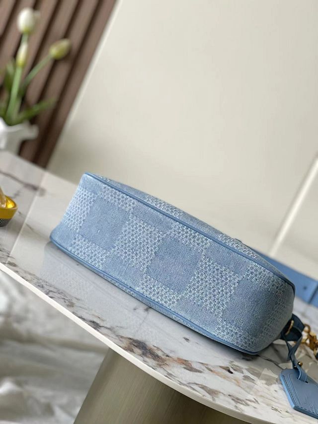 Louis vuitton original denim  Pochette Accessoire N00204 blue