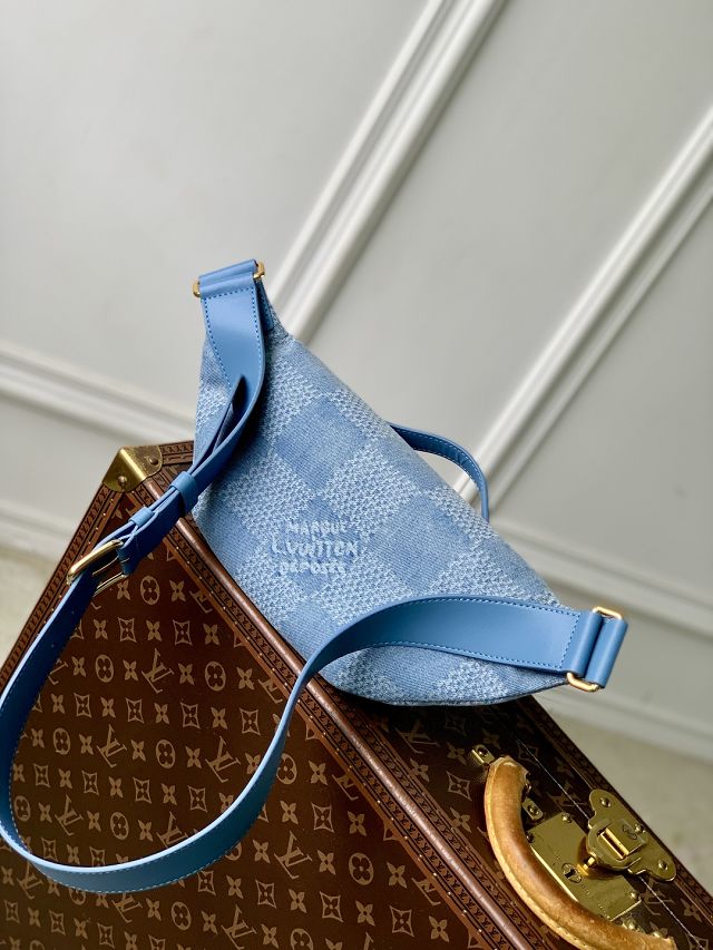 Louis vuitton original denim  rush bumbag N00205 blue