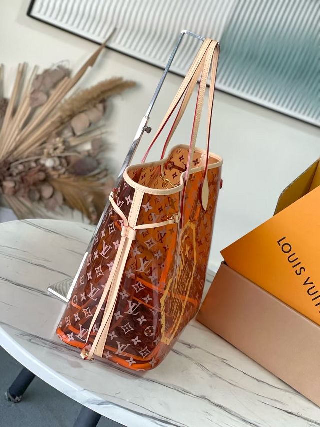 Louis vuitton original monogram PVC neverfull GM M14491 yellow