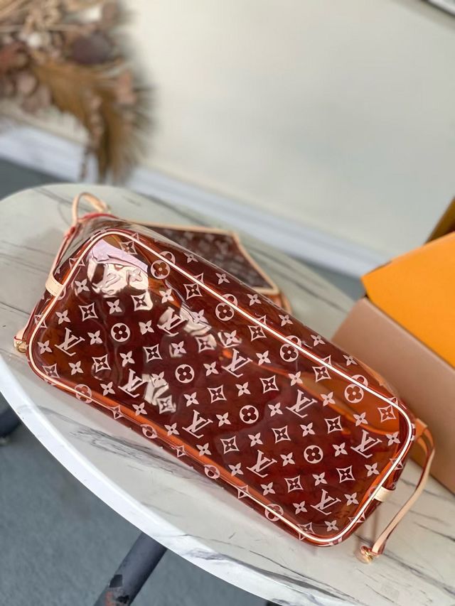 Louis vuitton original monogram PVC neverfull GM M14491 yellow