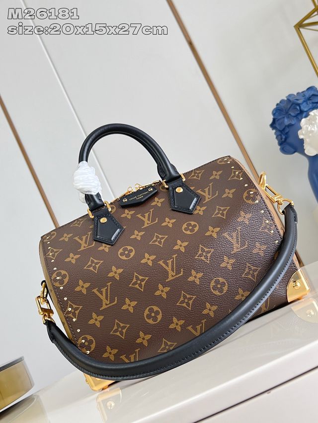 Louis vuitton original monogram canvas speedy trunk 25 M26181