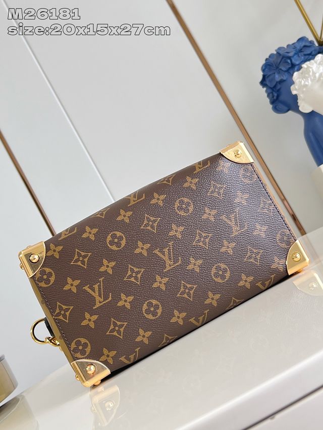 Louis vuitton original monogram canvas speedy trunk 25 M26181
